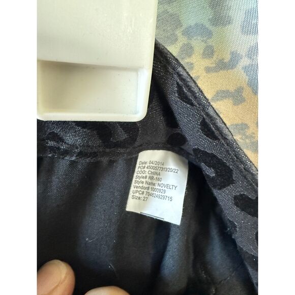 Rachel Roy Denim Leopard-Print Skinny Pants – Size 27. 29” Inseam PUNK - Picture 4 of 5